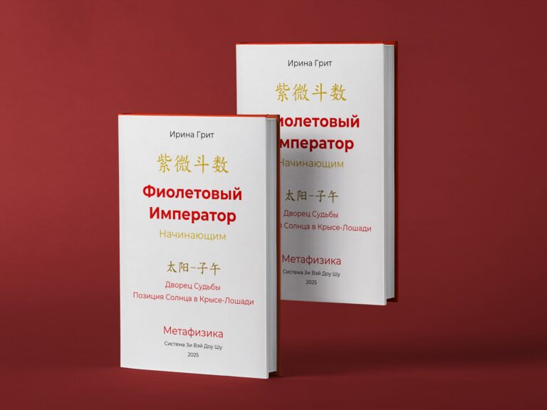 Обложка книги «Фиолетовый Император. Тай Ян в Крысе-Лошади. Дворец Судьбы по Цзы Вэй Доу Шу» — серия Метафизика Ирины Грит
